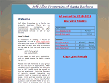 Tablet Screenshot of jeffallenproperties.com